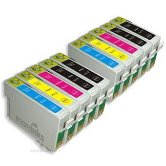 10 Cartouches D'encre Compatibles Pour Epson Stylus SX 115 - Noire + Couleurs, Neuves